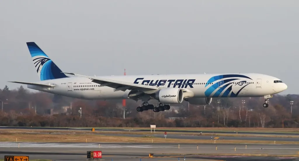 EgyptAir Arrival at JFK Terminal 