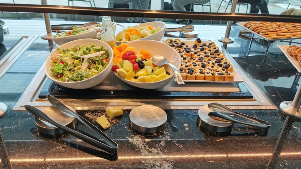 Food and Beverage Options at JFK Amex Centurion Lounge